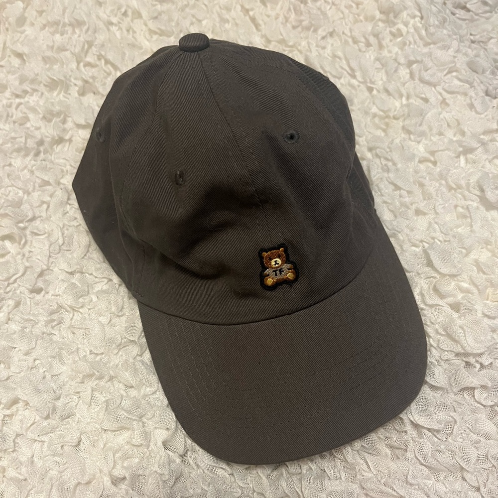 Teddy Fresh Dark Brown Bear Embroidered Kids Cap